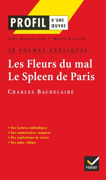 Picture of Profil - Baudelaire : Les Fleurs du mal, Le Spleen de Paris : 20 poèmes expliqués