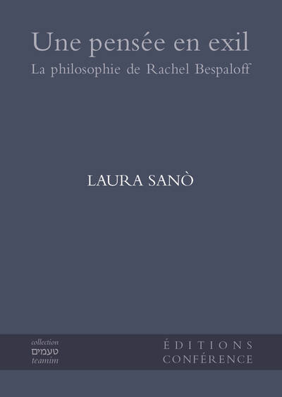 Picture of Une pensée en exil. La philosophie de Rachel Bespaloff