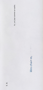 Picture of Mes Chair·es