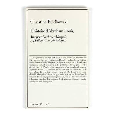 Picture of L'Histoire d'Abraham Louis