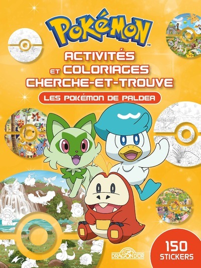 Image de Pokémon - Activités et coloriages cherche-et-trouve - Une aventure à Paldea