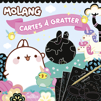 Image de Molang - Cartes à gratter Licornes