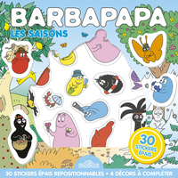 Image de Barbapapa - Pochette de stickers repositionnables - Les saisons