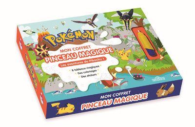 Image de Pokémon - Mon coffret pinceau magique - Les aventures de Pikachu !