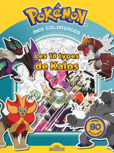 Picture of Mes coloriages - Les 18 types de Kalos