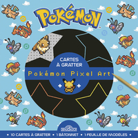 Image de Pokémon - Cartes à gratter Pixel - Dracaufeu, Dracolosse, Roucarnage