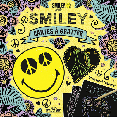 Image de Smiley - Cartes à gratter - Peace and Love