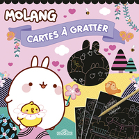 Image de Molang - Cartes à gratter Cupcakes