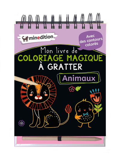 Picture of mon livre de coloriage magique a gratter - animaux