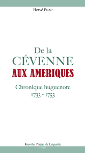 Picture of De la Cévenne aux Amériques - chronique huguenote, 1733-1753
