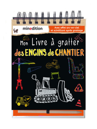 Image de mon livre a gratter des engins de chantier