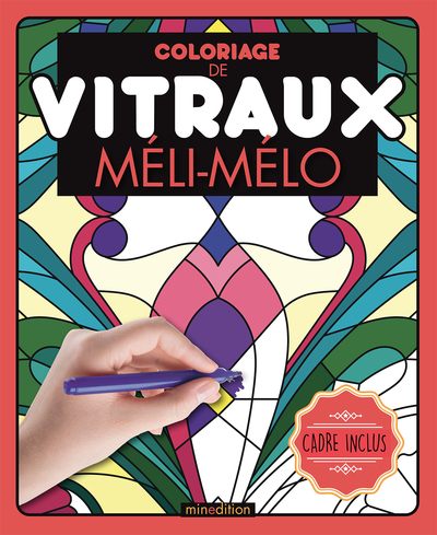 Image de Coloriage de vitraux - Méli-mélo