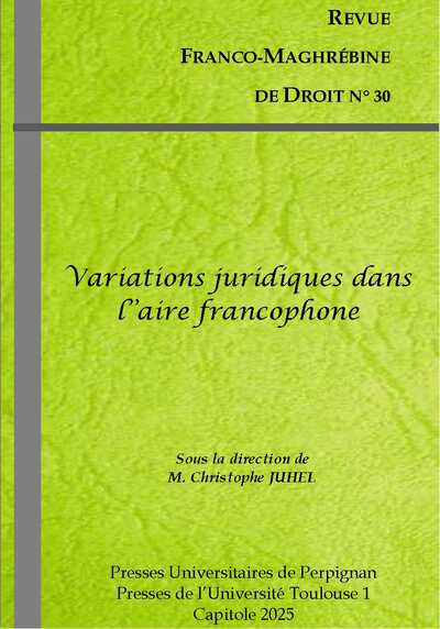 Image de Variations juridiques dans l'aire francophone