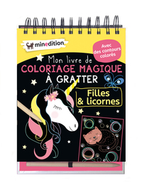 Picture of Mon livre de coloriage magique à gratter - Filles & licornes