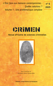 Picture of CRIMEN 6  L'état face aux menaces contemporaines, quelles solutions ?