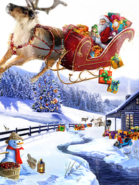 Image de Calendrier de l'avent - Distribution des cadeaux - Evangelisti