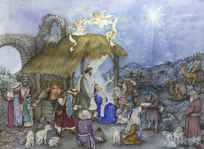 Image de Calendrier de l'Avent religieux - L'Espoir de Noël - Campinoti
