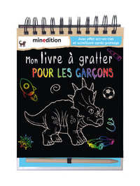 Image de mon livre a gratter pour les garcons