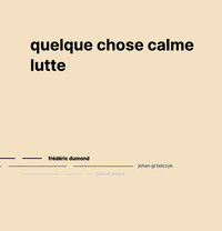 Picture of quelque chose calme lutte