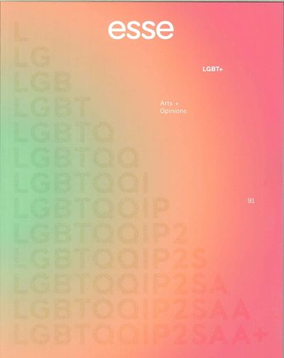 Image de Esse N° 91 - Lgbt+ - Automne 2017