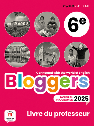 Picture of Bloggers 6e Programme 2025 - Livre du professeur