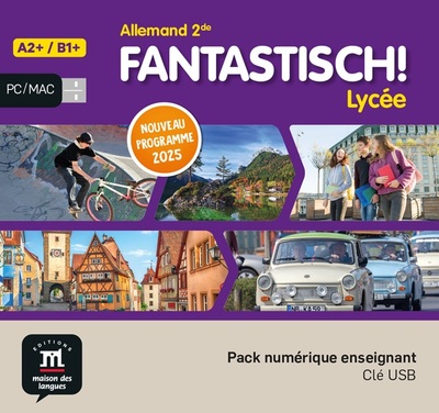 Image de Fantastisch!  Lycée 2de Programme 2025 - Clé USB (audio + vidéo)