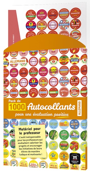 Picture of ALLEMAND - Pack d'autocollants pour l'évaluation