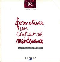 Picture of FORMALISER UN CONTRAT DE MAINTENANCE
