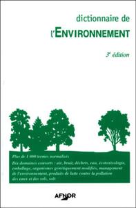 Image de Dictionnaire de l'environnement