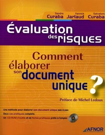 Picture of EVALUATION DES RISQUES.COMMENT ELABORER SON DOCUMENT UNIQUE? AVEC CD-ROM