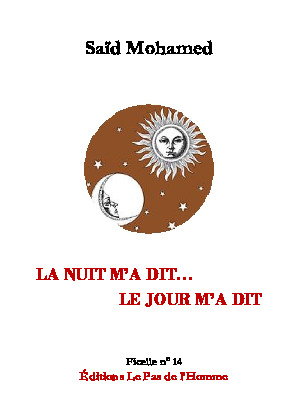 Picture of La nuit m'a dit... Le jour m'a dit