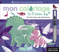 Picture of Mon coloriage à l'eau - Sur les traces des dinosaures