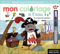 Picture of Mon coloriage à l'eau - En avant les pirates !