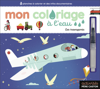 Picture of Mon coloriage à l'eau - Les transports