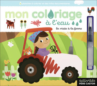 Picture of Mon coloriage à l'eau - En visite à la ferme