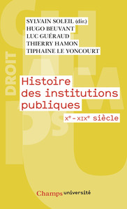 Image de Histoire des institutions publiques