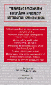 Picture of Terrorismo reaccionario, europeísmo imperialista, internacionalismo comunista