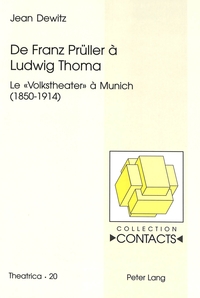 Image de DE FRANZ PRLLER A LUDWIG THOMA