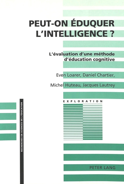 Image de PEUT-ON EDUQUER L'INTELLIGENCE?