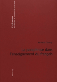 Picture of LA PARAPHRASE DANS L'ENSEIGNEMENT DU FRANCAIS