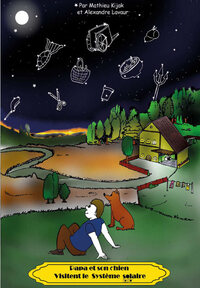 Picture of Papa et son chien visitent le système solaire