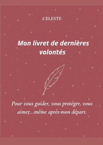 Picture of Mon livret de dernières volontés(rose)