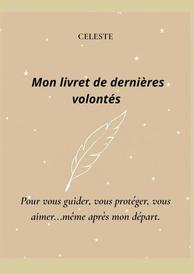 Picture of Mon livret de dernières volontés-beige