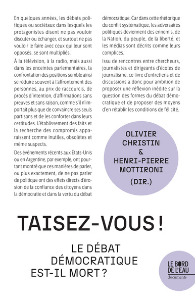 Picture of Taisez-vous !