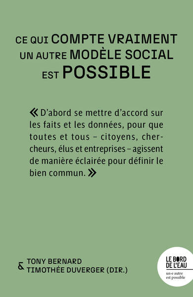 Image de Ce qui compte vraiment : un autre modèle social est possible