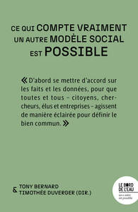 Image de Ce qui compte vraiment : un autre modèle social est possible