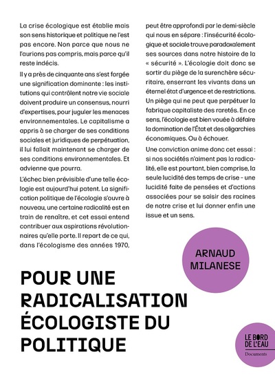 Picture of Pour une radicalisation écologiste du politique