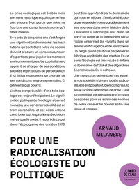 Picture of Pour une radicalisation écologiste du politique