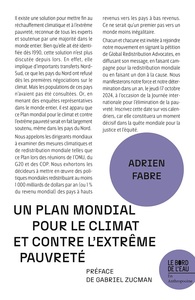 Picture of Un Plan mondial pour le climat et contre l'extrême pauvreté