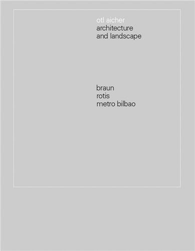 Picture of Otl Aicher Architecture and landscape /anglais